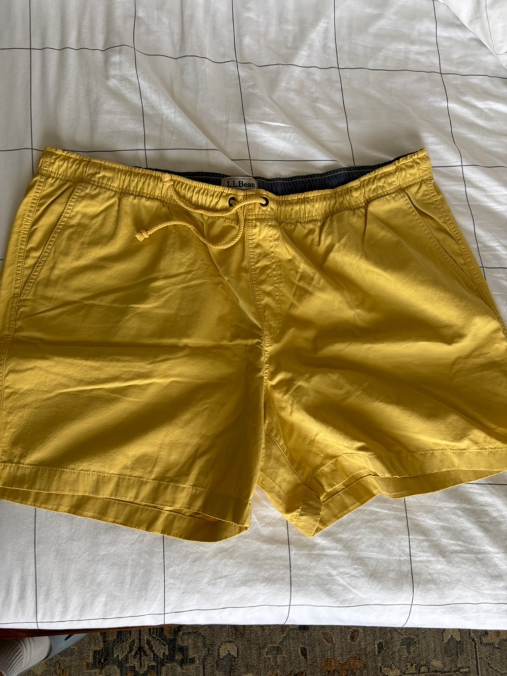 L.L. Bean Yellow Shorts